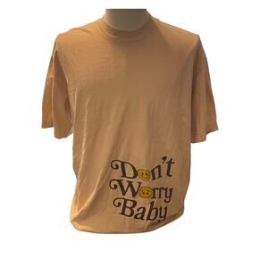 Bacon Lettuce Tomato "Don't Worry Baby" Graphic T-Shirt Smiley Face Unisex‎ S/M